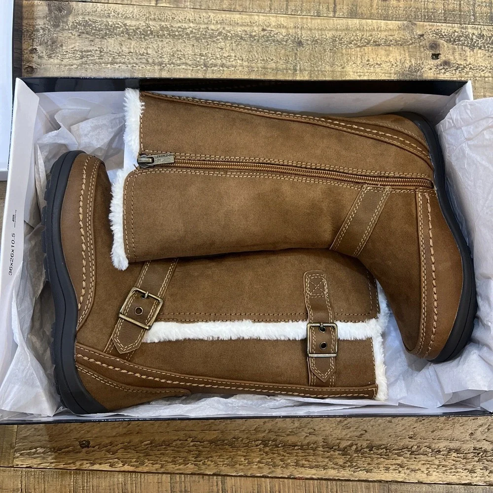 Girls Nine West Size 1  Brown Boots Brand New! Nadine Snuff. Winter Boots